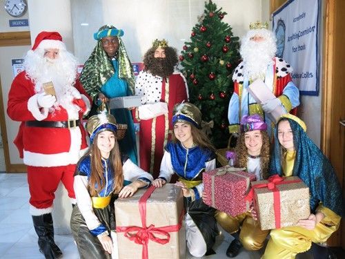 Visita de los Reyes Mayos y Santa Claus 2016