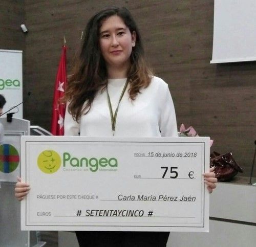 Carla Obtiene el Tercer Premio Nacional Pangea
